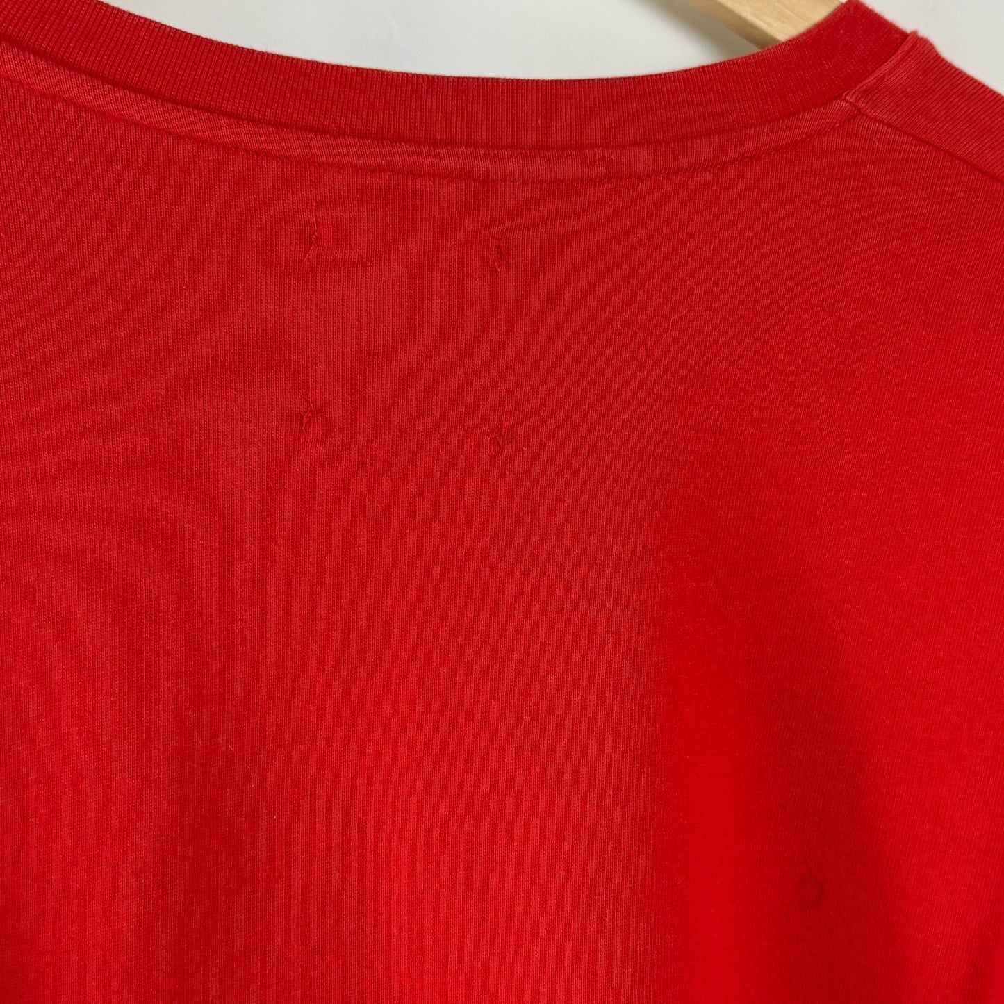 Pyrex Virgil Abloh Red Text Logo Crewneck