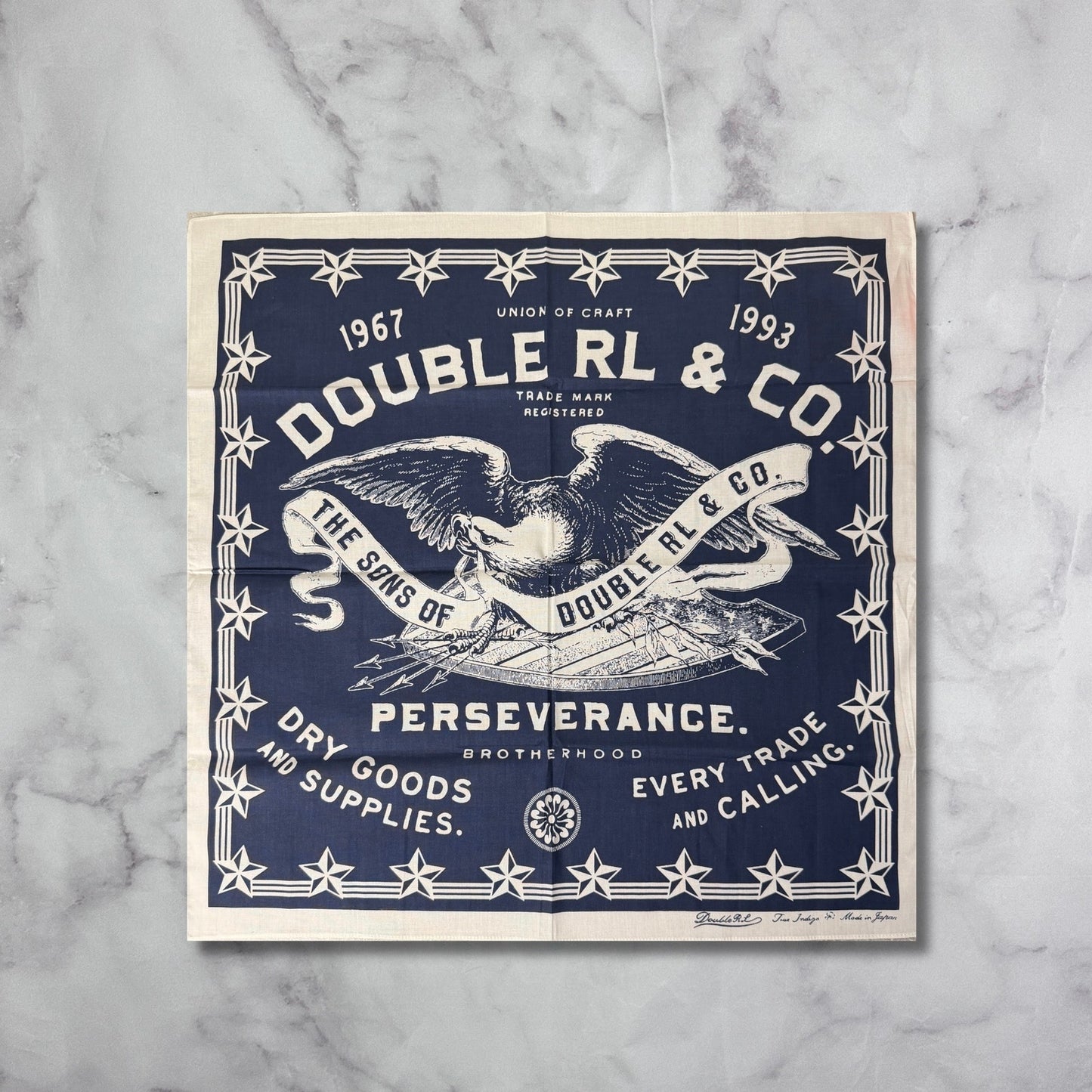 RRL Indigo Eagle Bandana