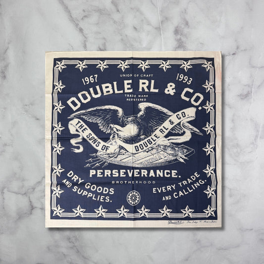 RRL Indigo Eagle Bandana