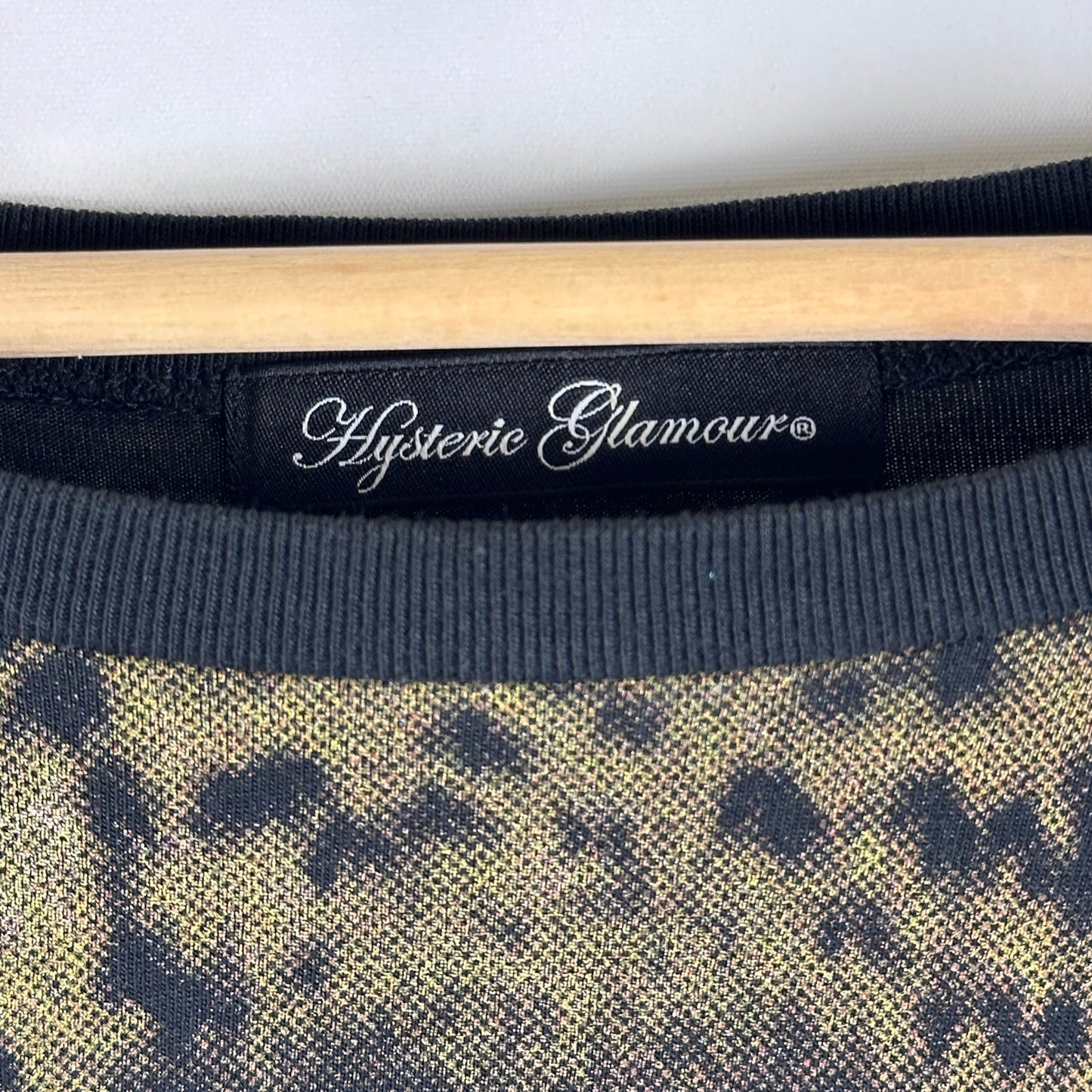 Hysteric Glamour F/W12 Leopard Black Box Tee
