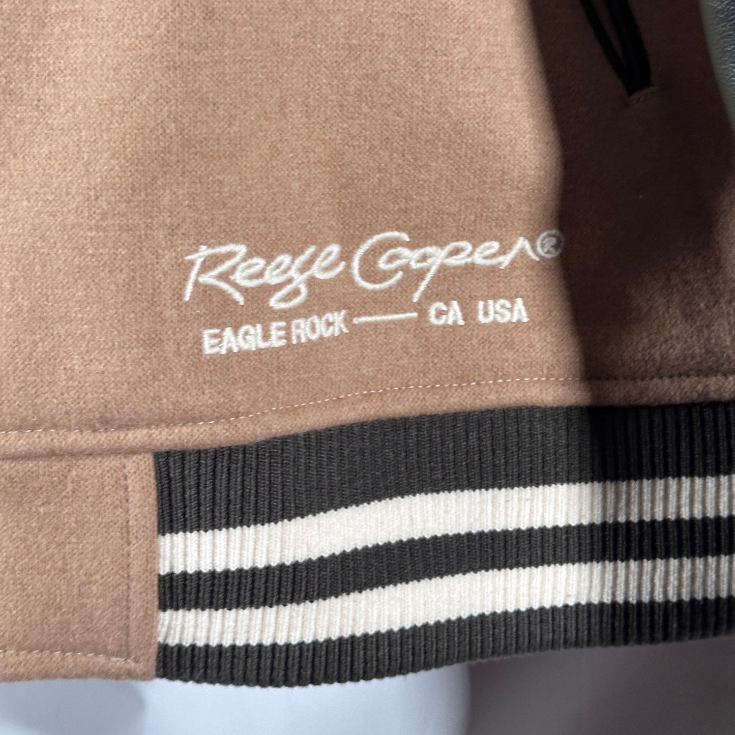 Reese Cooper F/W22 ‘Two Steps Forward’ Eagle Rock Varsity Jacket