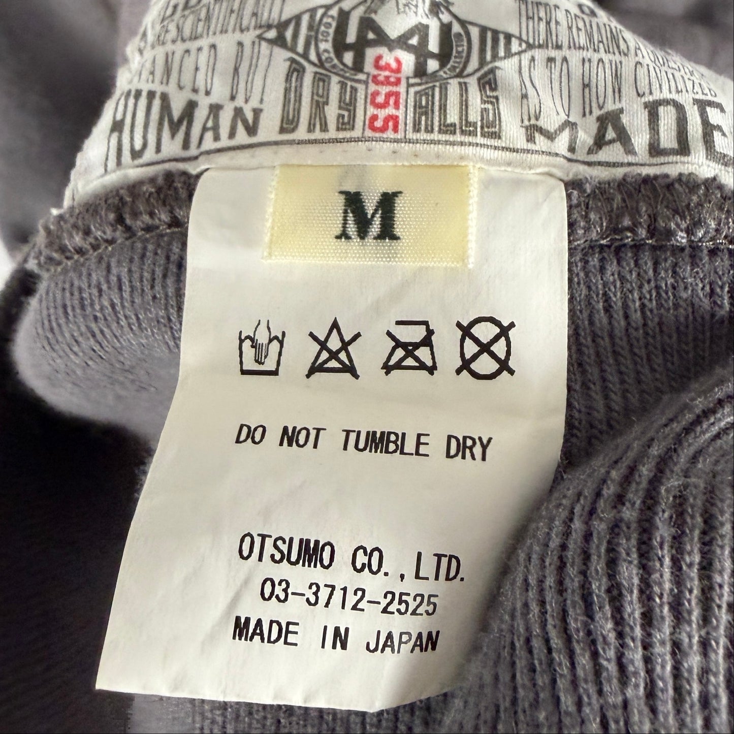 Human Made HMMD Grey Trainer Pullover Sweatshirt