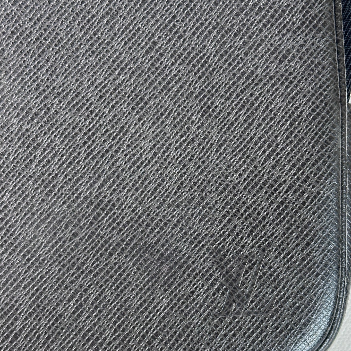 Louis Vuitton Black Leather Computer Case