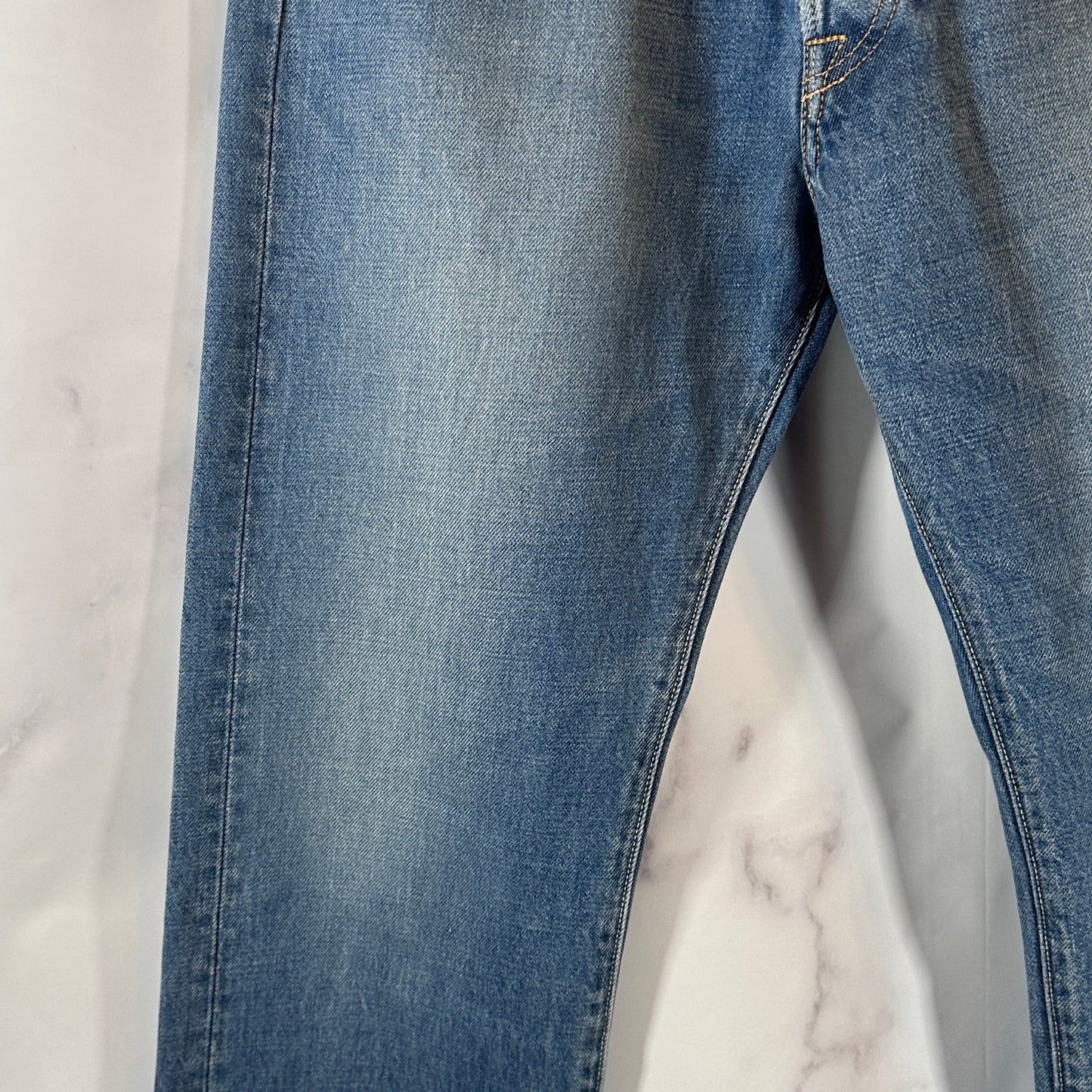 Kapital Blue Straight Denim Jeans
