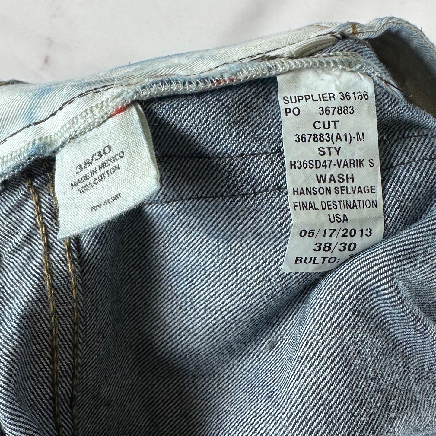 Polo Ralph Lauren PRL 867 Raw Selvedge Denim