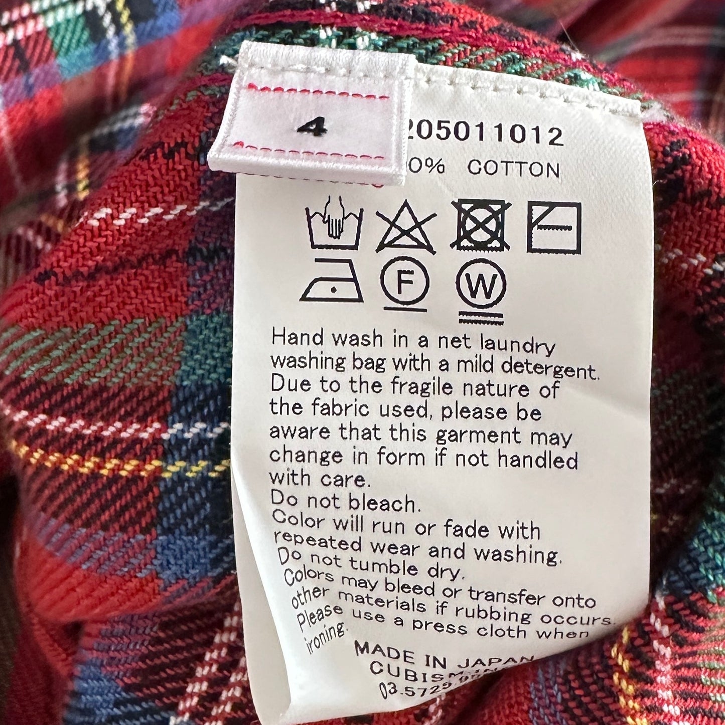 Visvim Lumber Elk Red Check Shirt