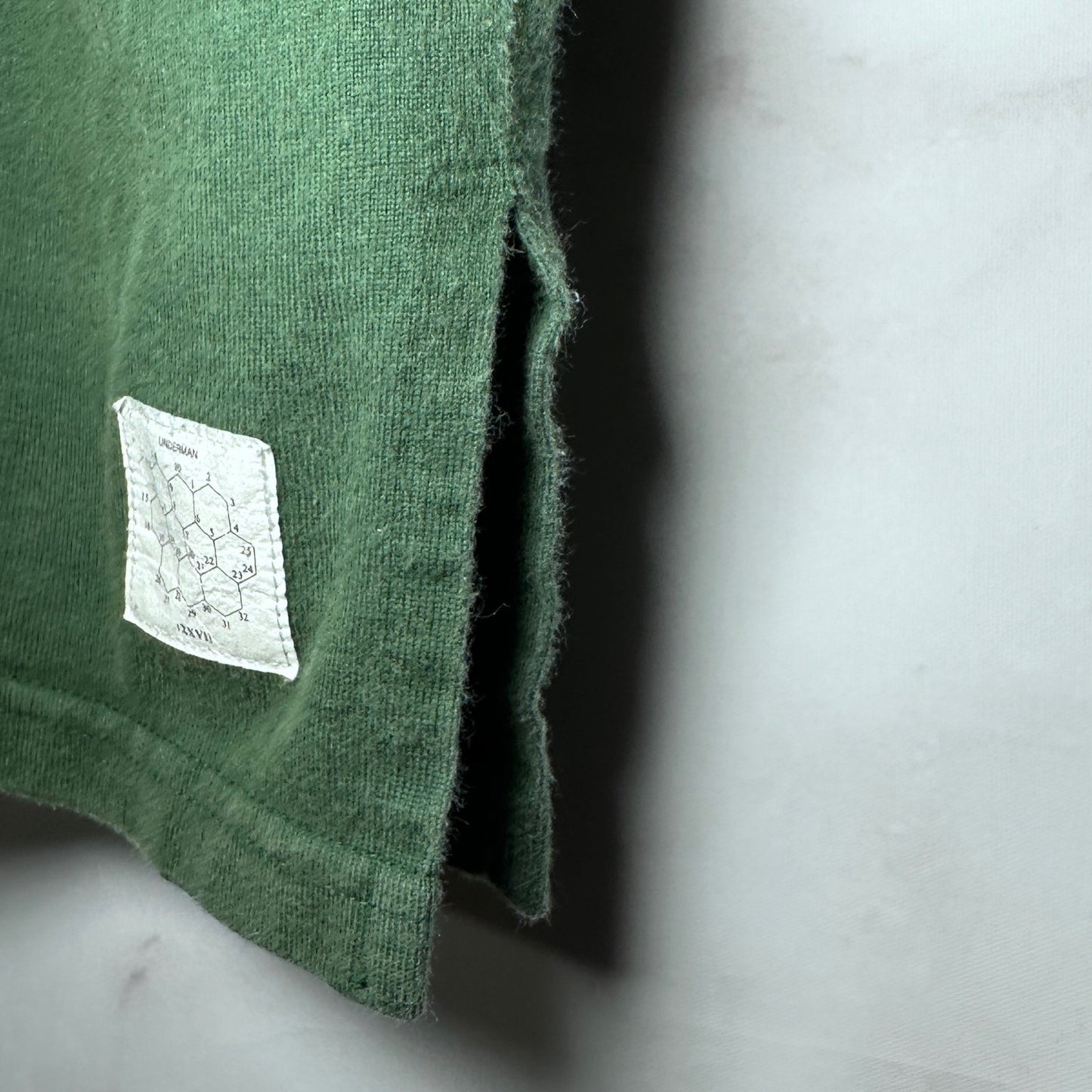 Undercover S/S11 ‘Underman’ Sigma Rho Green 3/4-Sleeve Tee