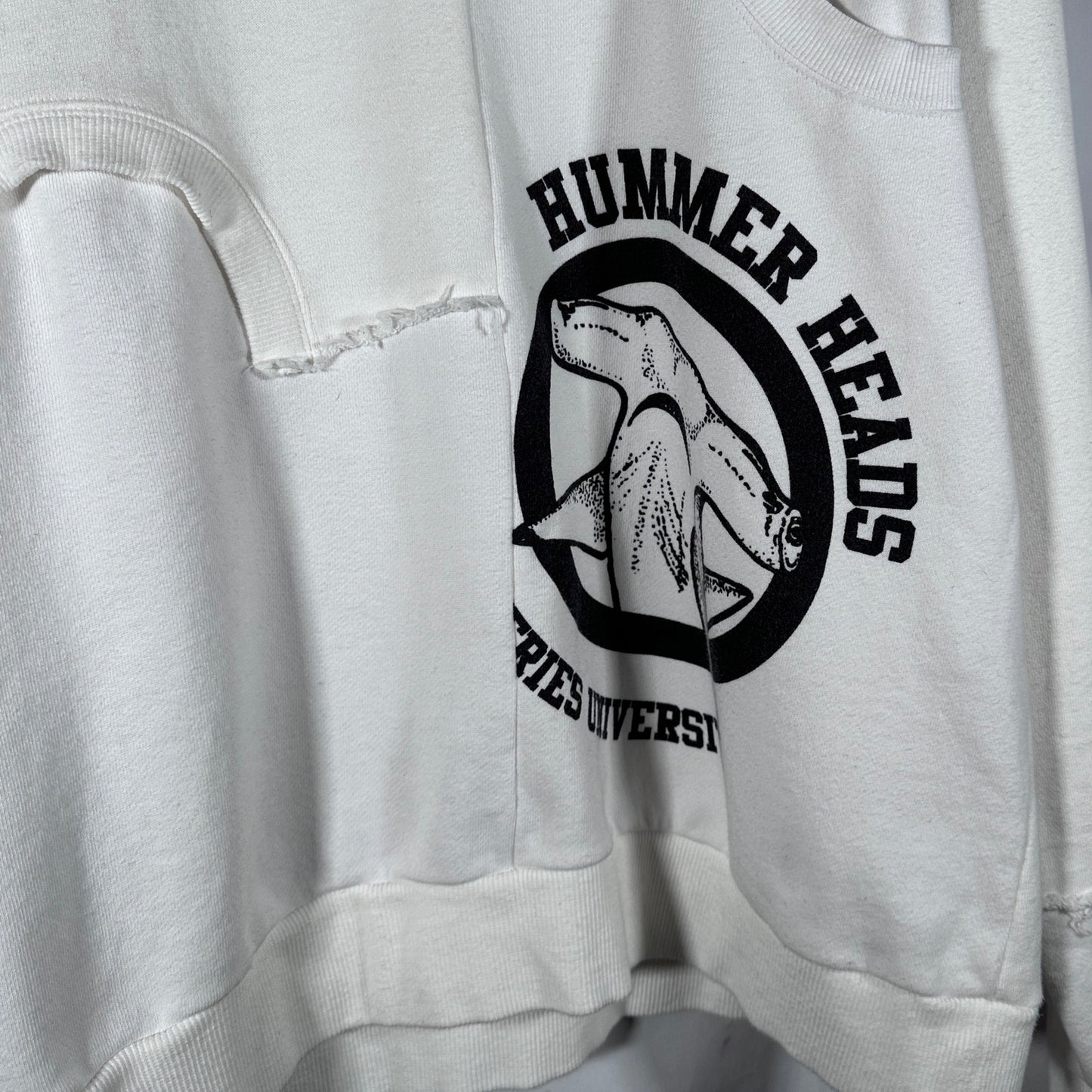 Undercoverism White Rebelgods Hybrid Crewneck