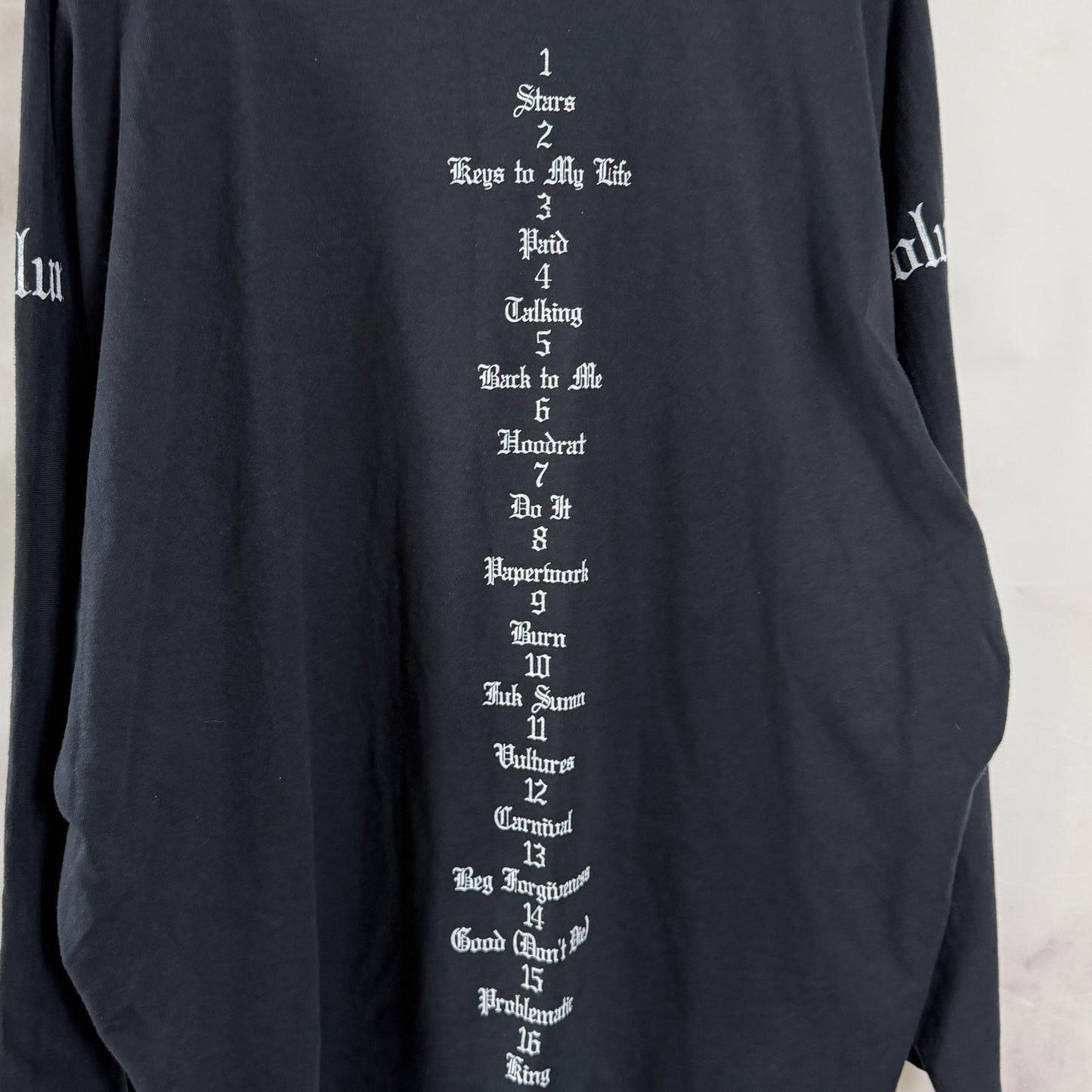 Yeezy Vultures 1 Black Box Longsleeve