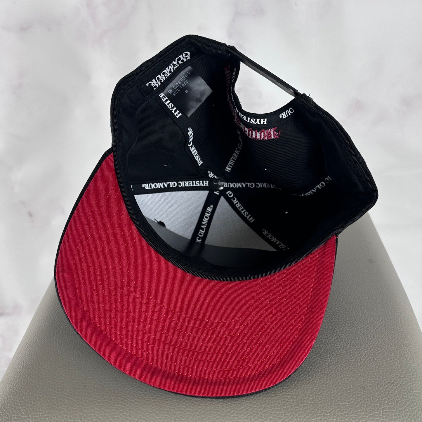Hysteric Glamour Sound Of The Future Black/Red SnapBack