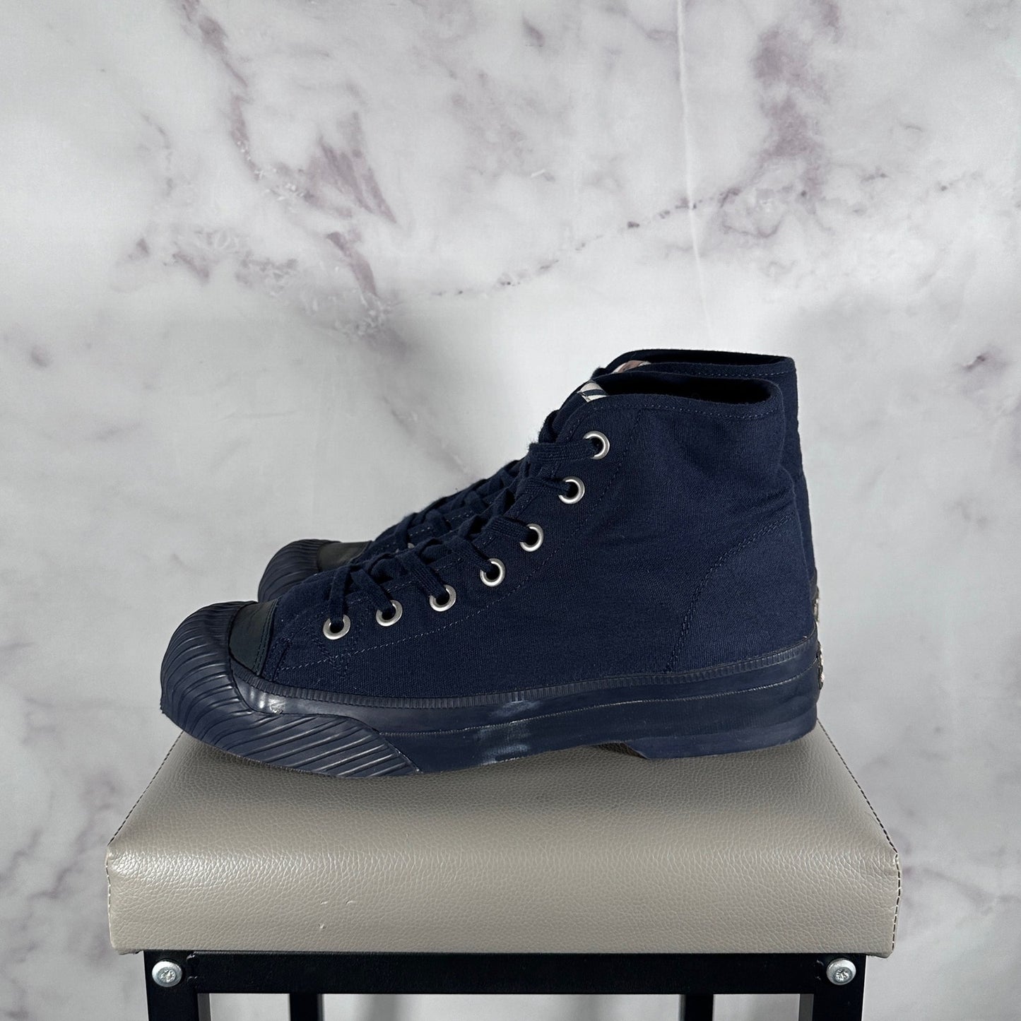 Visvim Kiefer Navy Canvas Trainer