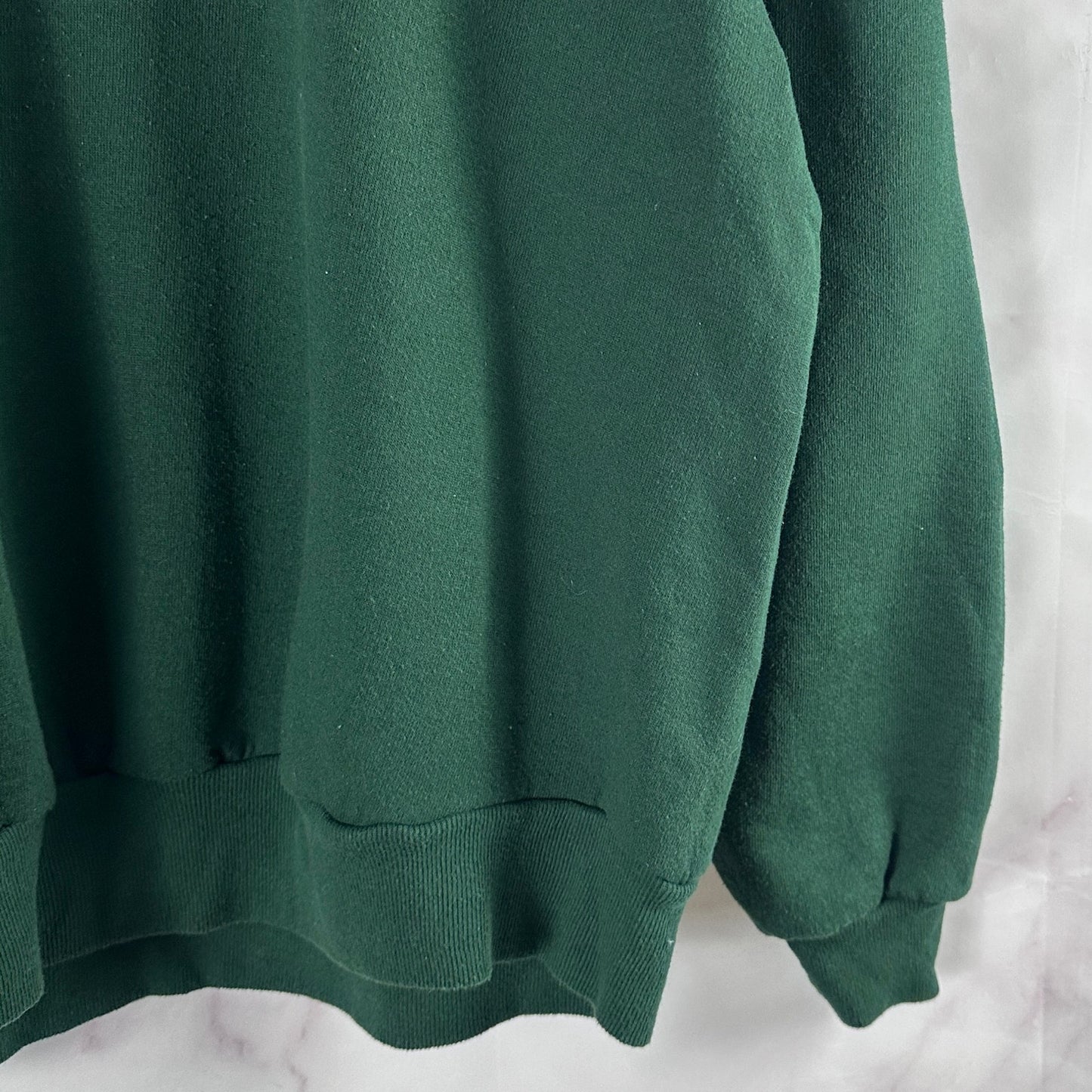 Vintage 90s Jerzees Green Crewneck Sweatshirt