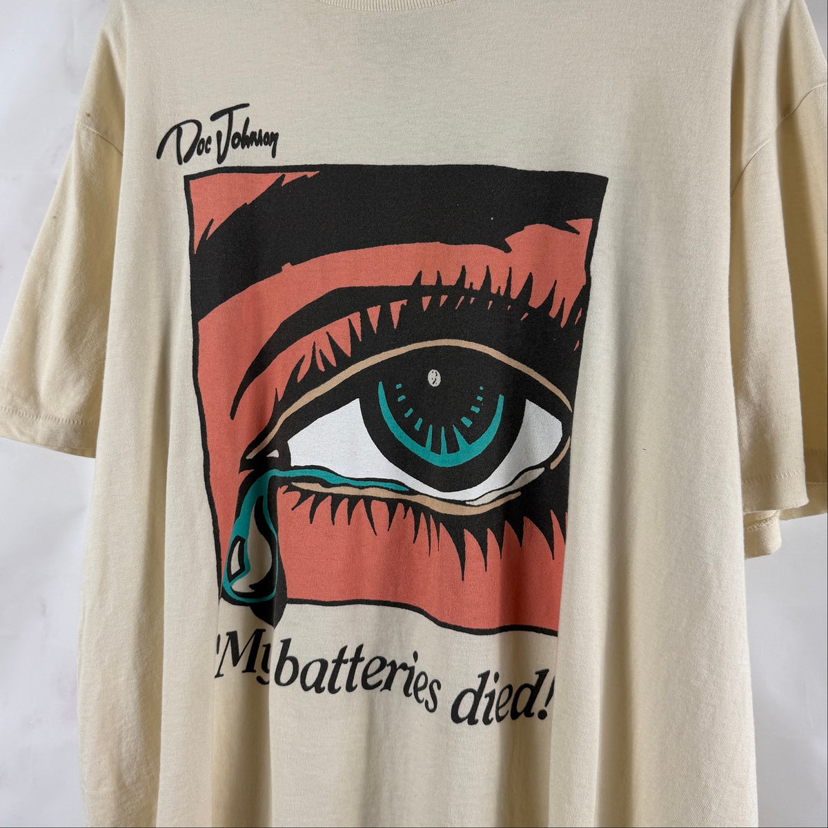 Gallery Dept. x Doc Johnson Cream Dead Batteries Tee