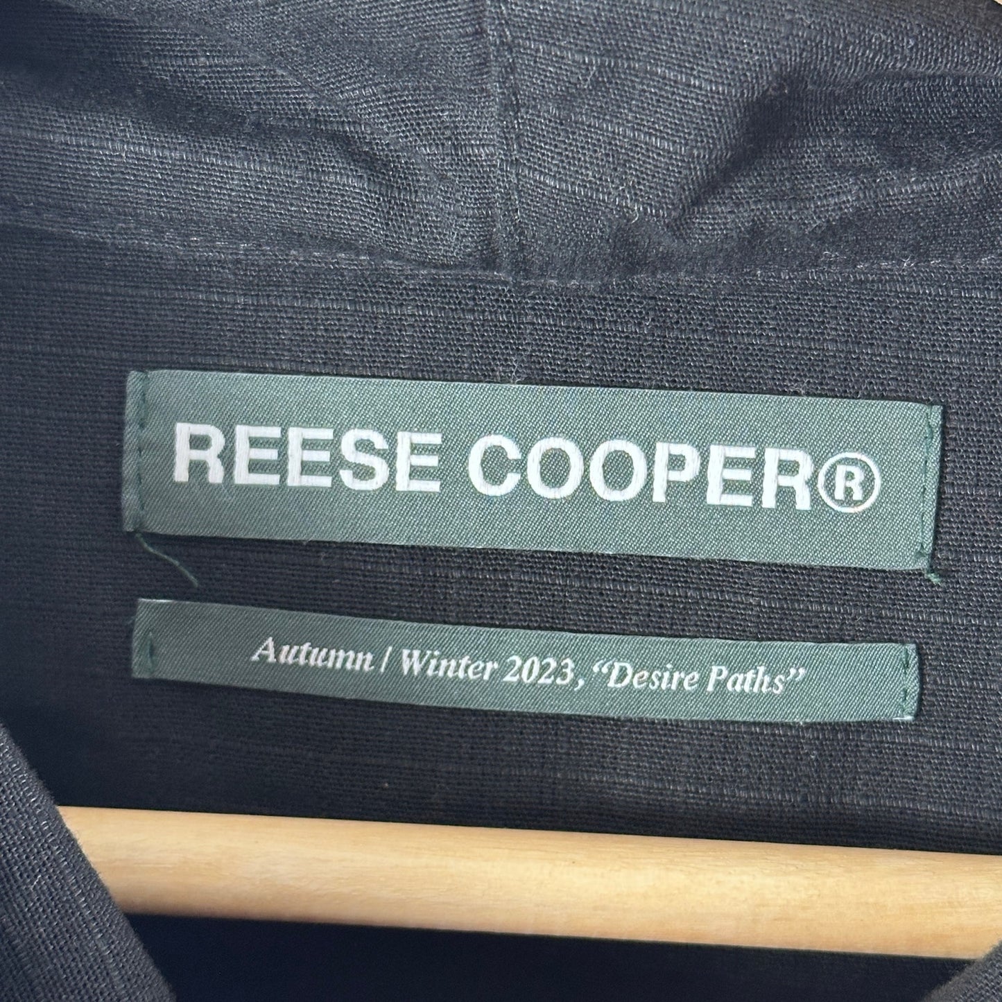 Reese Cooper A/W23 Black Modular Pocket Anorak