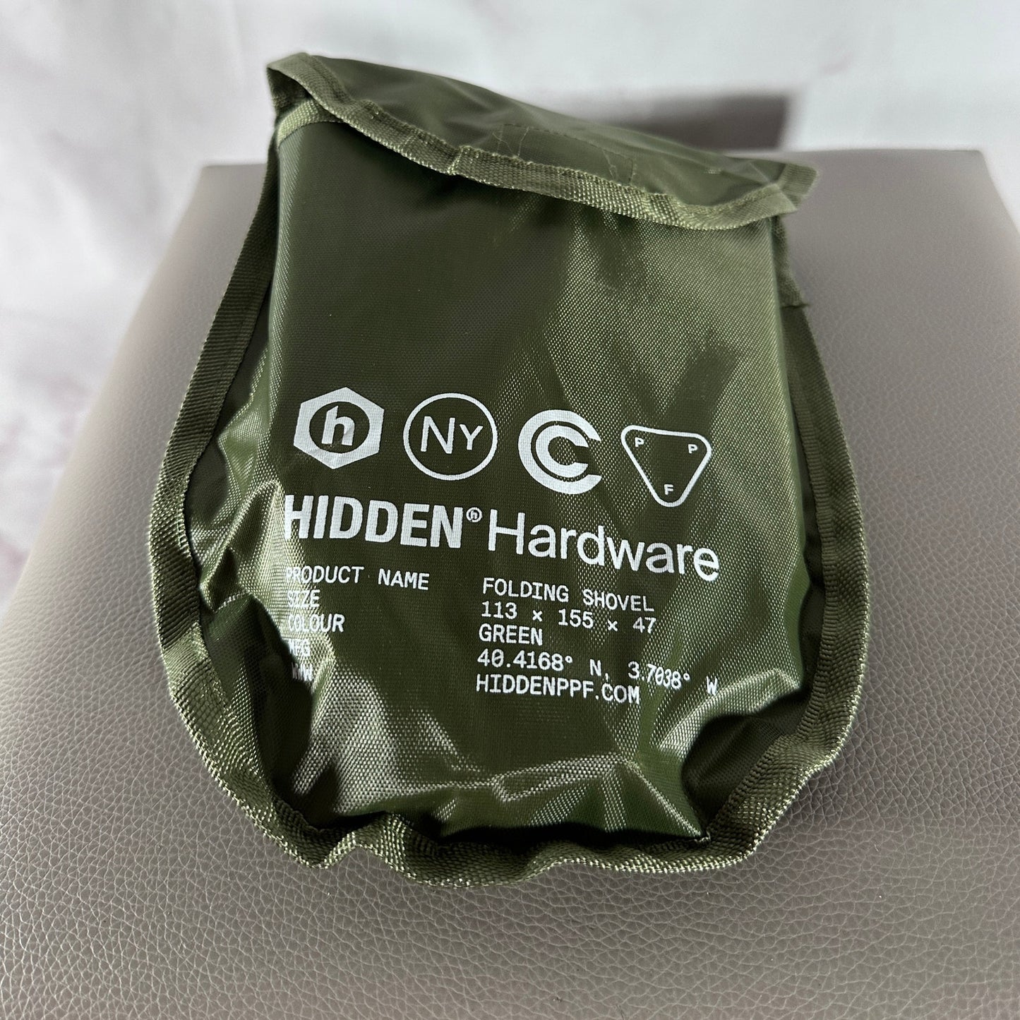 Hidden NY Military Green Foldable Shovel