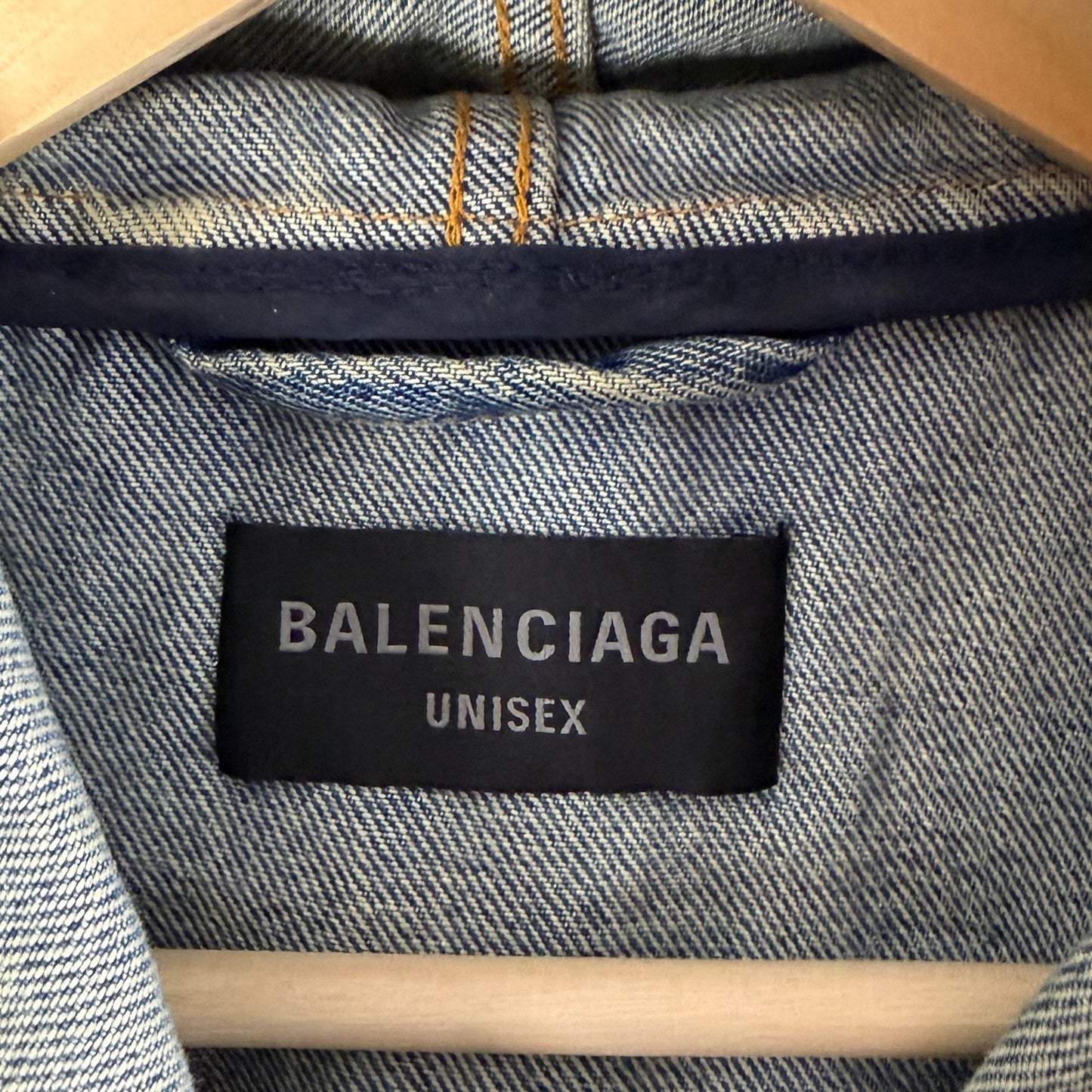 Balenciaga A/W22 Denim Hoodie