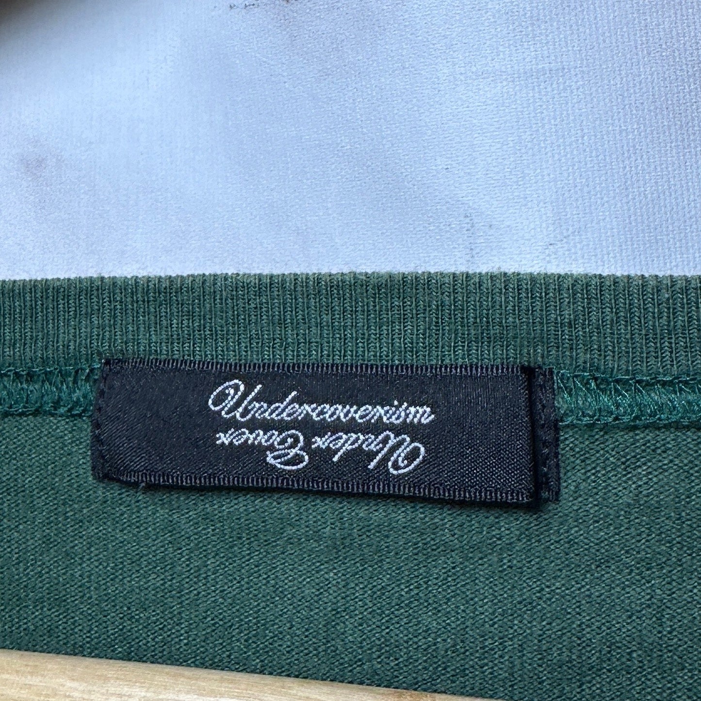 Undercover S/S11 ‘Underman’ Sigma Rho Green 3/4-Sleeve Tee