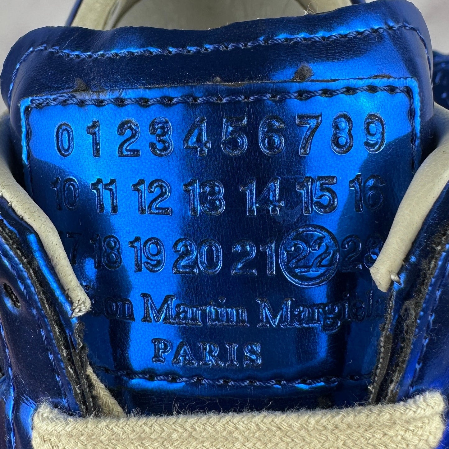 Maison Margiela Replica GAT Trainer Metallic Blue
