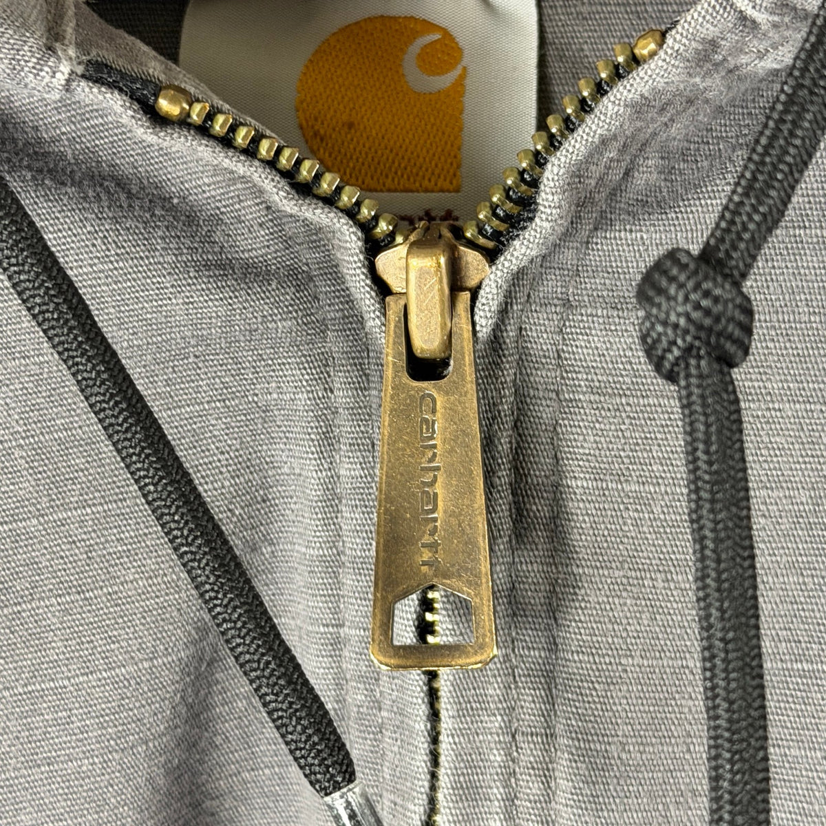 Carhartt Grey Ripstop Hooded Jacket