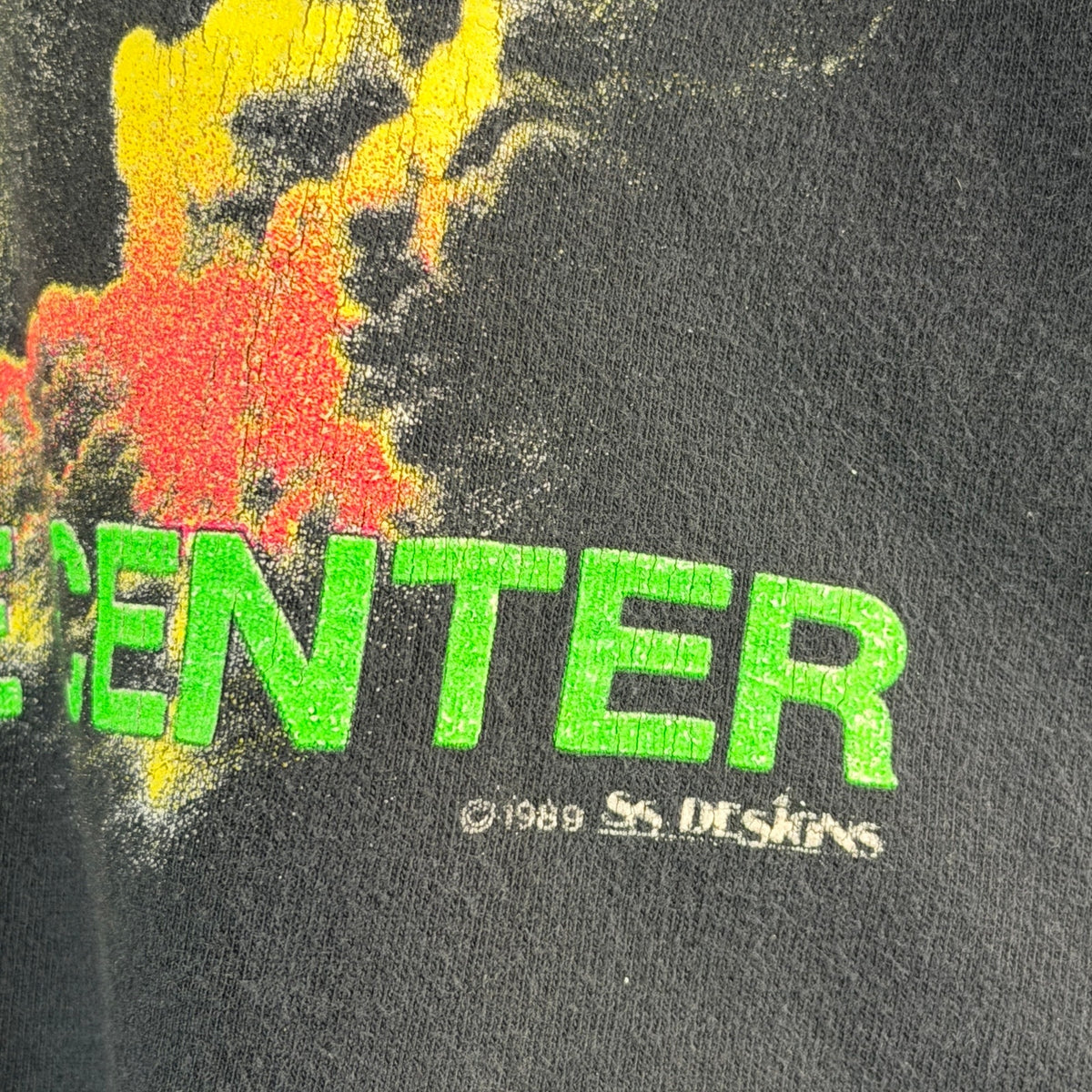 Vintage 1989 Kennedy Space Center Black Graphic Tee
