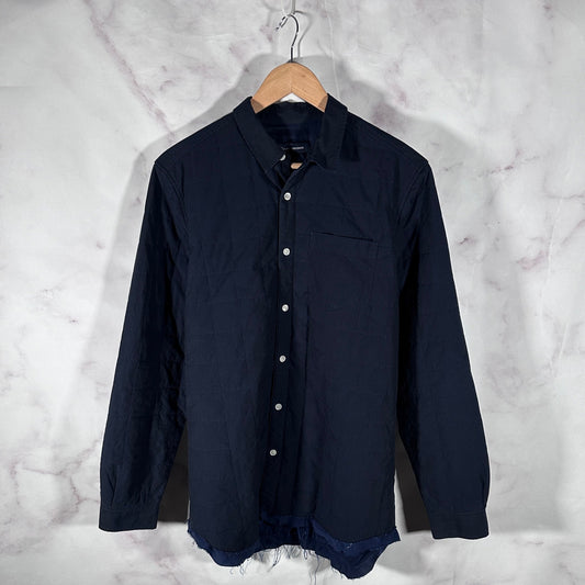 John Undercover Navy Quilted Shirt