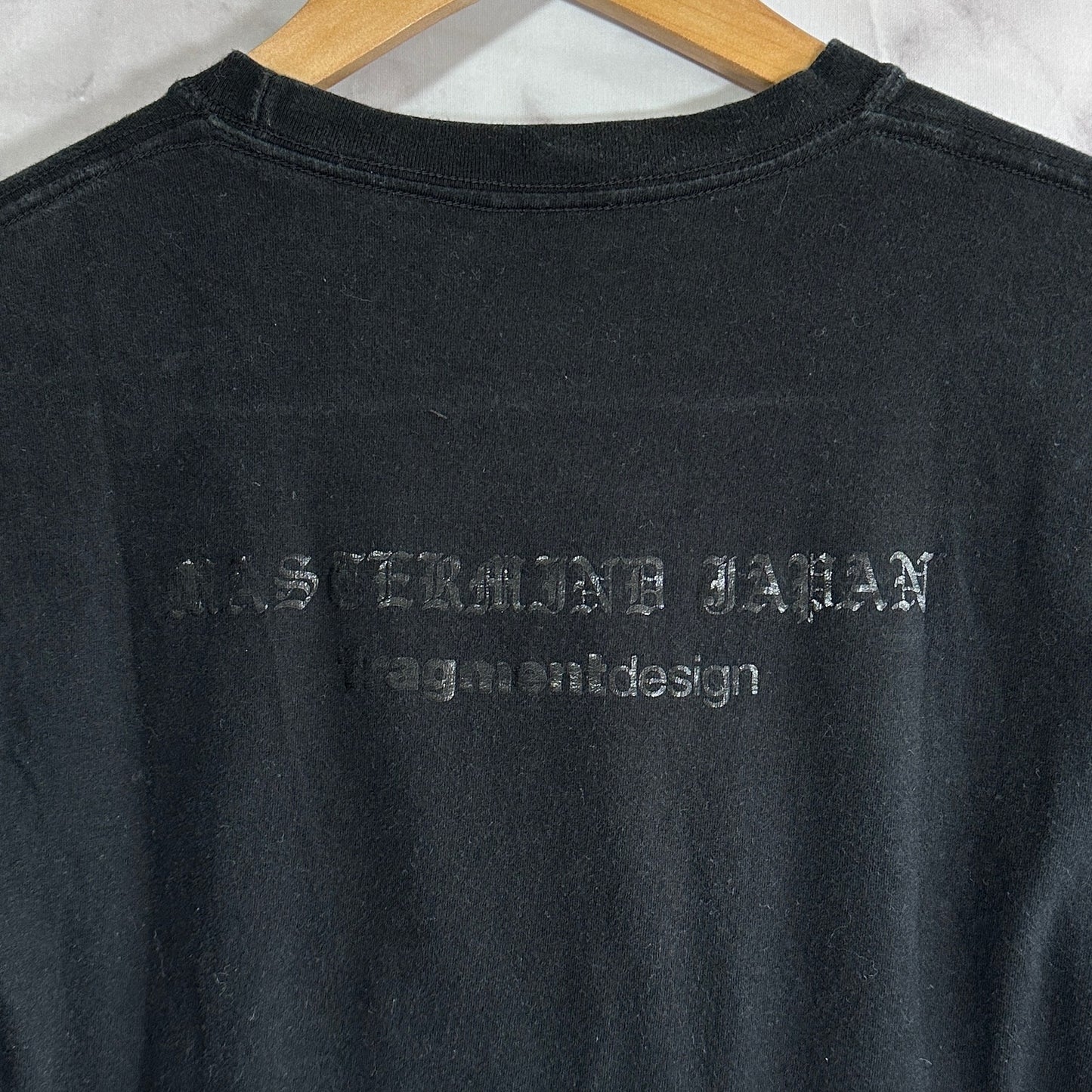 Mastermind Japan x Fragment Design Base Control Black Logo Tee