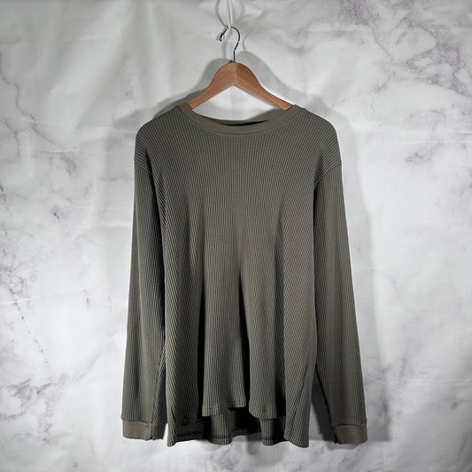 Brut Archives ‘Best Thermal’ Green Waffle Longsleeve