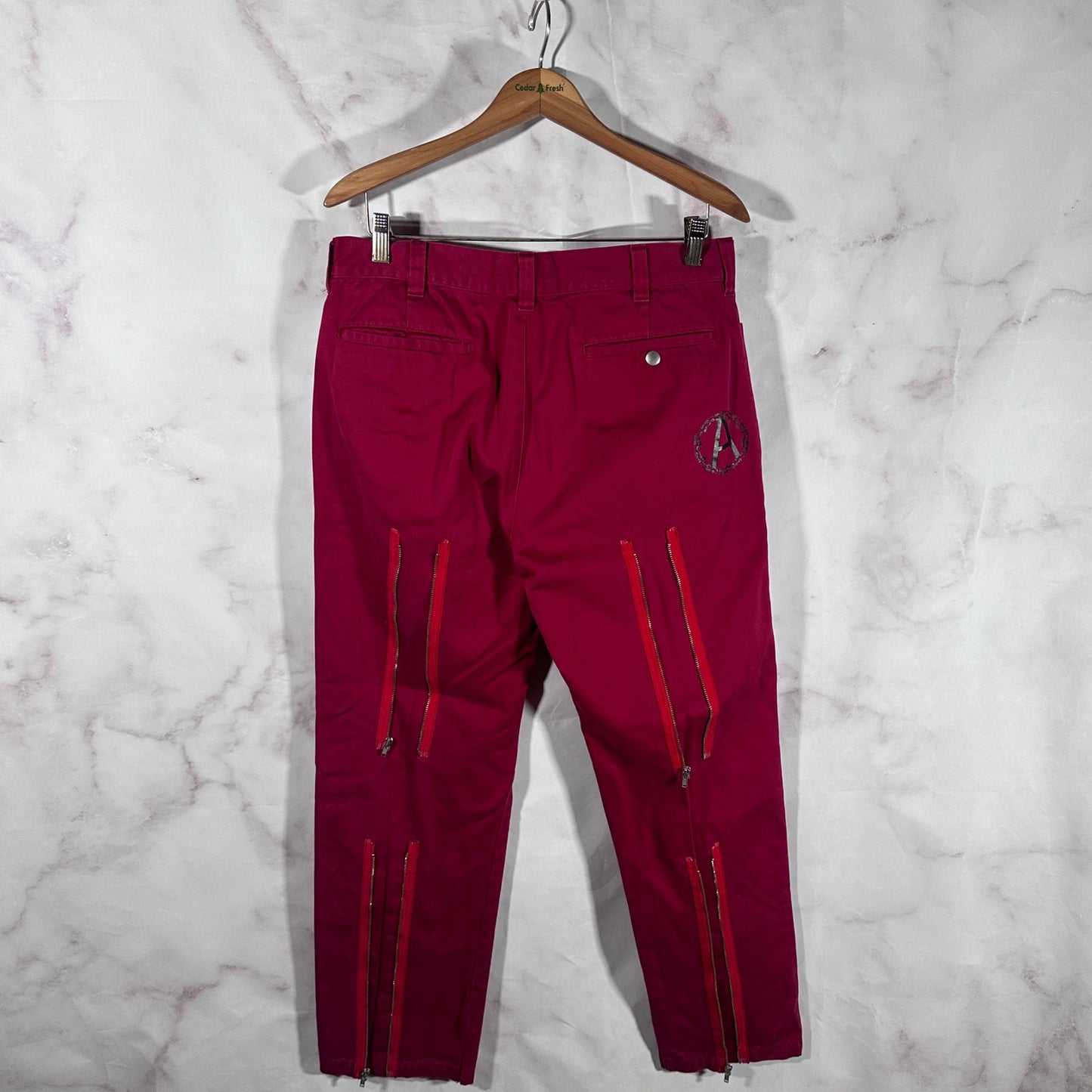 Supreme x Undercover F/W16 Red Anarchy Zipper Pants
