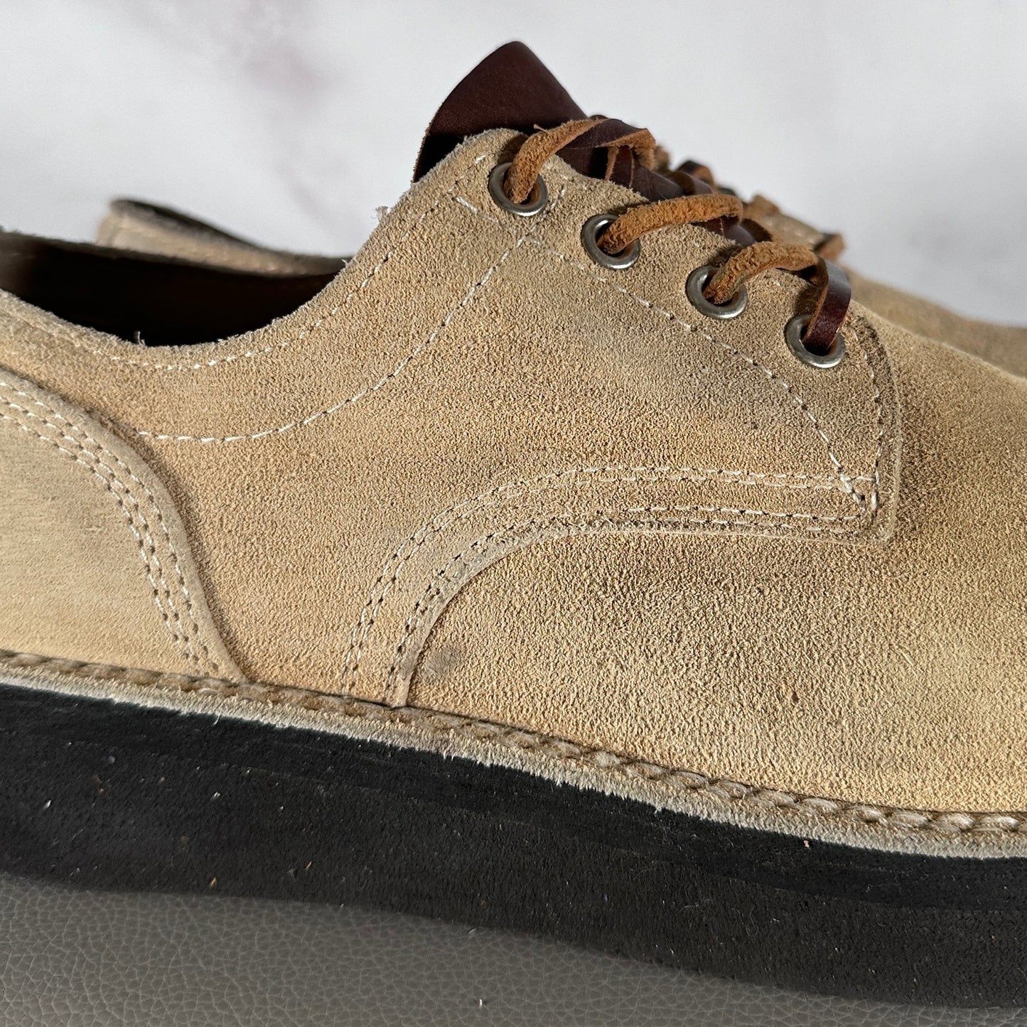 Comme des Garçons Homme Tan Suede Derby