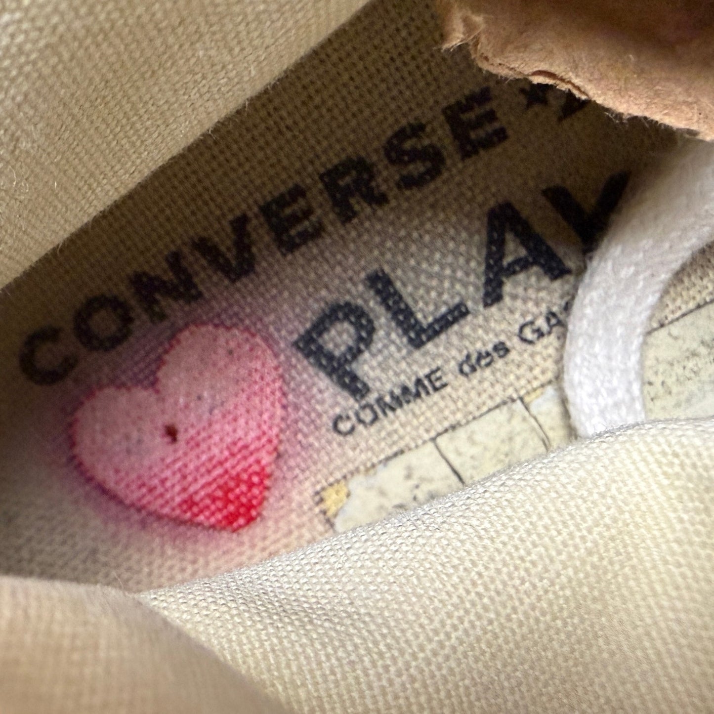 Converse x Comme des Garcons PLAY Chuck Taylor Grey All-Star 70 High